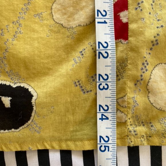 Isda and Co Yellow Spotted Floral Knee Length Skirt - Picture 5 of 10